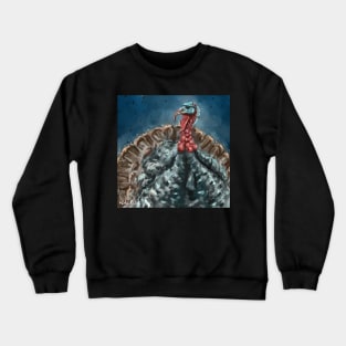 Painting of a Turkey (Bird) in a Contemporary Style Crewneck Sweatshirt